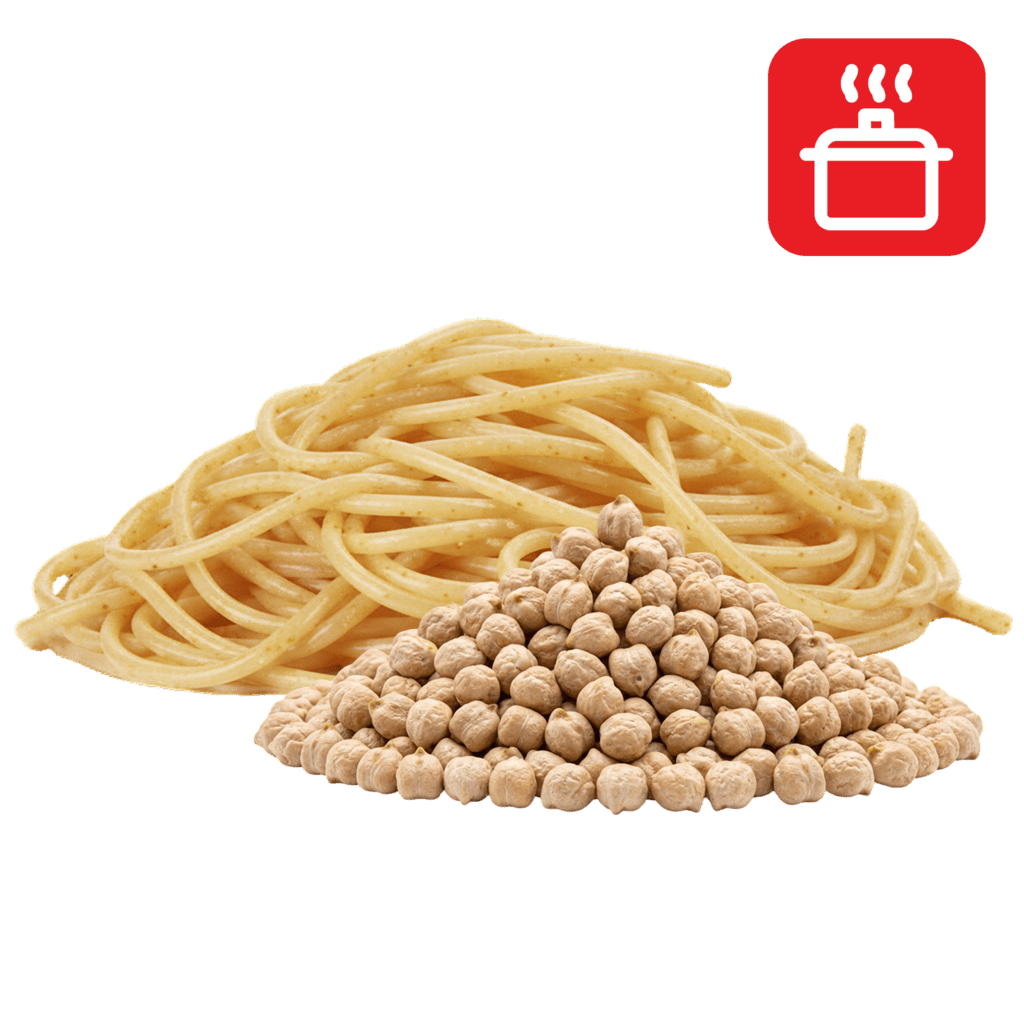 Спагеттини из нутовой муки отварные