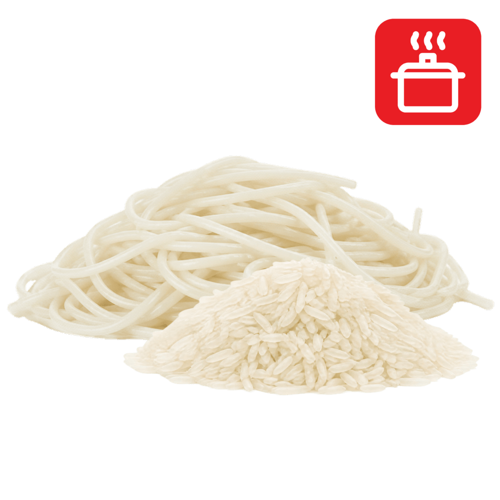 Спагеттини из рисовой муки отварные